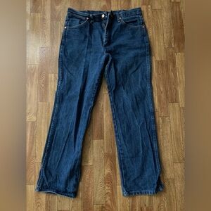 Wrangler Men's Dark Blue Jeans 33x30